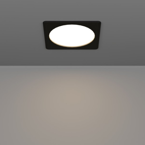 Eglo Fueva 6 fekete LED mennyezetbe építhető lámpa (EG-901392) LED 1 izzós IP20