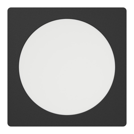 Eglo Fueva 6 fekete LED mennyezetbe építhető lámpa (EG-901392) LED 1 izzós IP20