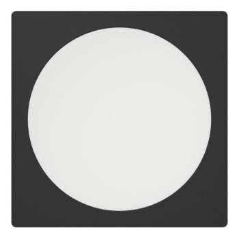 Eglo Fueva 6 fekete LED mennyezetbe építhető lámpa (EG-901393) LED 1 izzós IP20