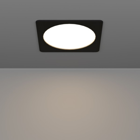 Eglo Fueva 6 fekete LED mennyezetbe építhető lámpa (EG-901393) LED 1 izzós IP20