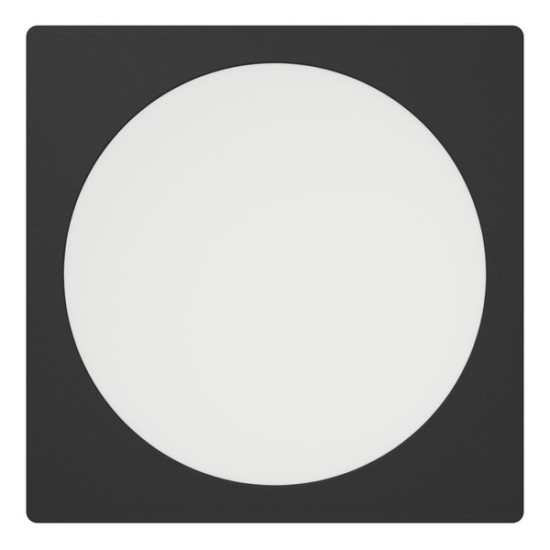 Eglo Fueva 6 fekete LED mennyezetbe építhető lámpa (EG-901393) LED 1 izzós IP20