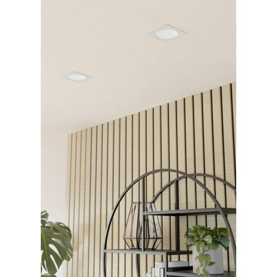 Eglo Fueva 6 fehér LED mennyezetbe építhető lámpa (EG-901399) LED 1 izzós IP20