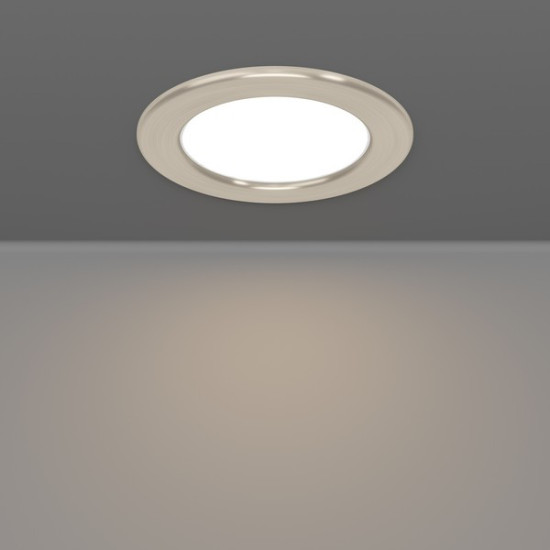 Eglo Fueva 6 matt nikkel LED mennyezetbe építhető lámpa (EG-901405) LED 1 izzós IP20