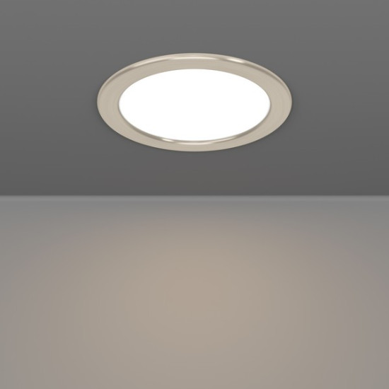 Eglo Fueva 6 matt nikkel LED mennyezetbe építhető lámpa (EG-901406) LED 1 izzós IP20