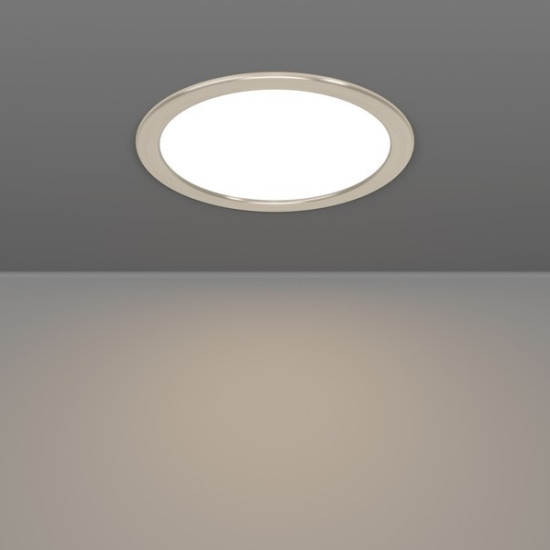 Eglo Fueva 6 matt nikkel LED mennyezetbe építhető lámpa (EG-901407) LED 1 izzós IP20