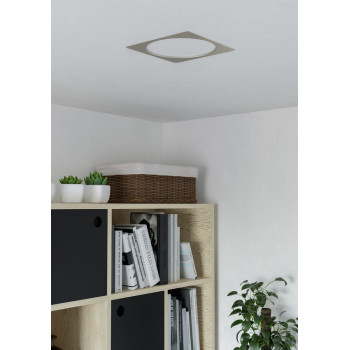 Eglo Fueva 6 matt nikkel LED mennyezetbe építhető lámpa (EG-901411) LED 1 izzós IP20