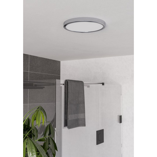 Eglo Fueva 6 króm fürdőszobai LED mennyezeti lámpa (EG-901764) LED 1 izzós IP44