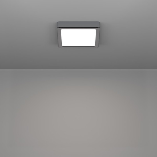 Eglo Fueva 6 króm fürdőszobai LED mennyezeti lámpa (EG-901765) LED 1 izzós IP44