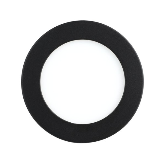 Eglo Fueva Flex fekete LED mennyezetbe építhető lámpa (EG-900931) LED 1 izzós IP20