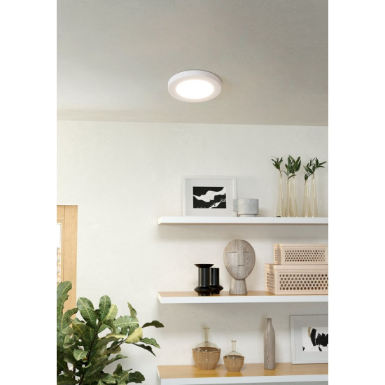 Eglo Fueva Flex fehér LED mennyezetbe építhető lámpa (EG-900932) LED 1 izzós IP20