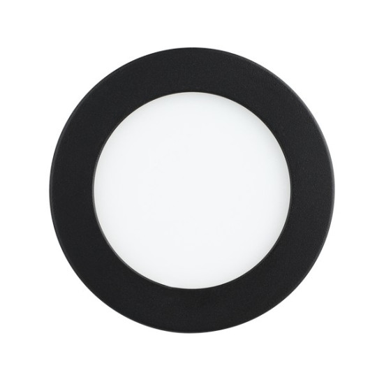 Eglo Fueva Flex fekete LED mennyezetbe építhető lámpa (EG-900934) LED 1 izzós IP20