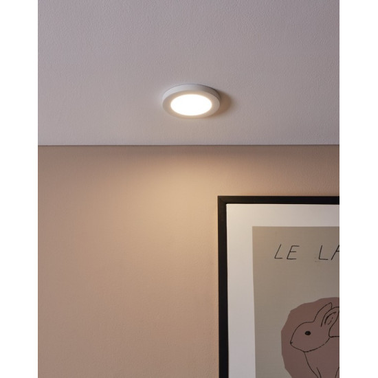 Eglo Fueva Flex fehér LED mennyezetbe építhető lámpa (EG-900935) LED 1 izzós IP20