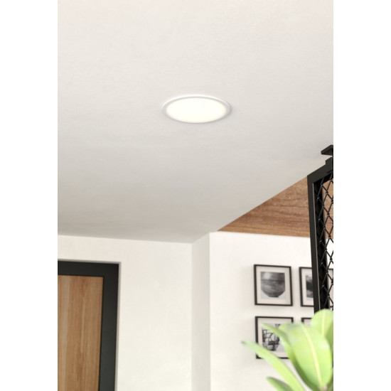 Eglo Fueva Flex fehér LED mennyezetbe építhető lámpa (EG-98868) LED 1 izzós IP20