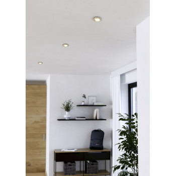 Eglo Gedrez matt nikkel LED mennyezetbe építhető lámpa szett (EG-300193) LED 3 izzós IP20