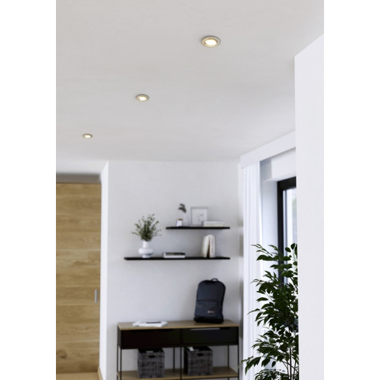 Eglo Gedrez matt nikkel LED mennyezetbe építhető lámpa szett (EG-300193) LED 3 izzós IP20