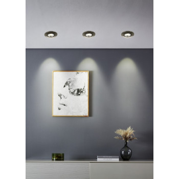 Eglo Gedrez matt nikkel LED mennyezetbe építhető lámpa szett (EG-300196) LED 10 izzós IP20