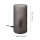 Eglo Geo szürke asztali lámpa (EG-901068) E14 1 izzós IP20