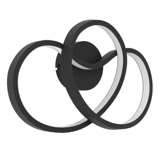 Eglo Gianella fekete LED fali lámpa (EG-900949) LED 1 izzós IP20