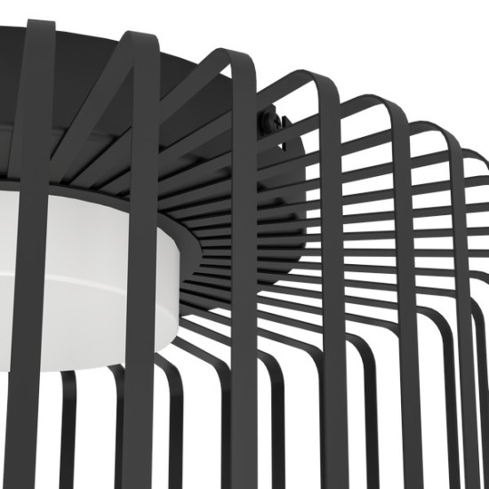 Eglo Ginestrone-Z fekete LED mennyezeti lámpa (EG-900722) LED 1 izzós IP20