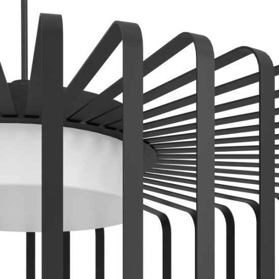 Eglo Ginestrone-Z fekete LED függesztett lámpa (EG-900723) LED 1 izzós IP20