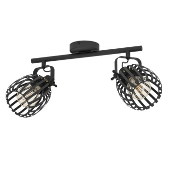 Eglo Girona fekete mennyezeti spotlámpa (EG-900662) E27 2 izzós IP20