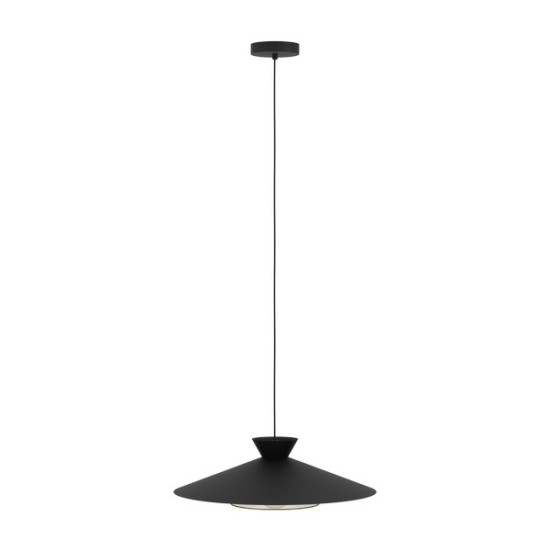 Eglo Grizedale fekete-sárgaréz függesztett lámpa (EG-43885) E27 1 izzós IP20