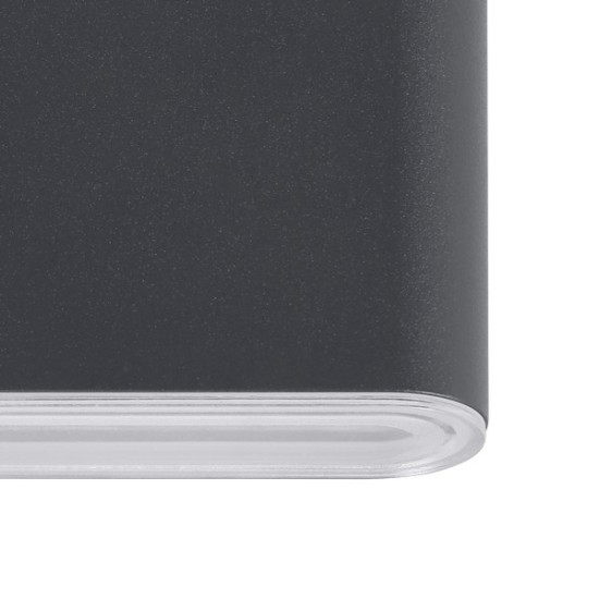 Eglo Grutti antracit LED kültéri fali lámpa (EG-901026) LED 2 izzós IP65