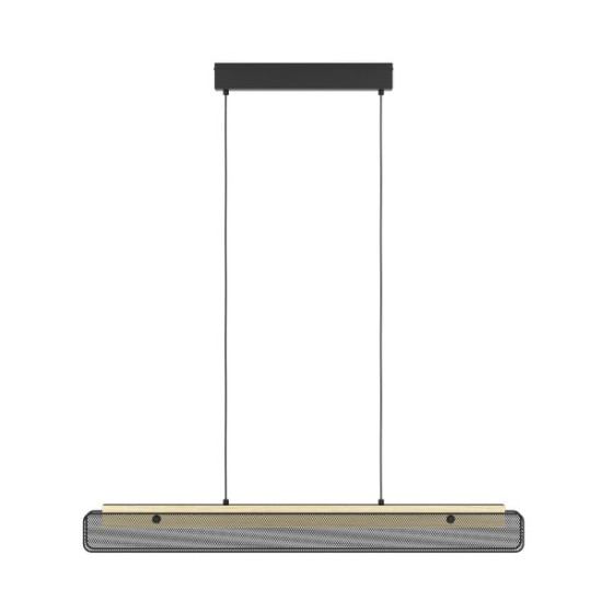 Eglo Kokomo-Z fekete-barna LED függesztett lámpa (EG-900702) LED 1 izzós IP20