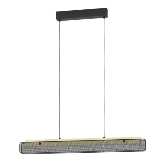 Eglo Kokomo-Z fekete-barna LED függesztett lámpa (EG-900702) LED 1 izzós IP20