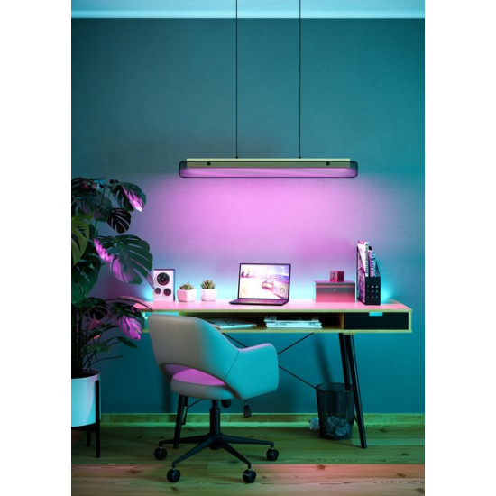 Eglo Kokomo-Z fekete-barna LED függesztett lámpa (EG-900702) LED 1 izzós IP20