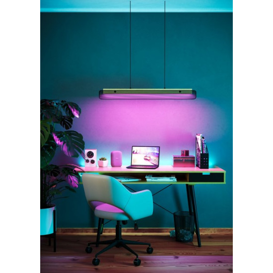 Eglo Kokomo-Z fekete-barna LED függesztett lámpa (EG-900702) LED 1 izzós IP20