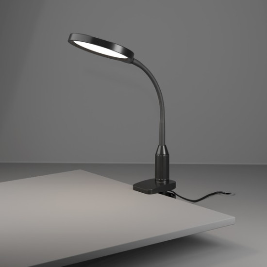 Eglo Lauro fekete LED csiptetős lámpa (EG-902174) LED 1 izzós IP20