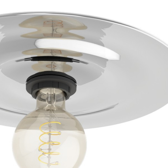 Eglo Lintmill fekete fali/mennyezeti lámpa (EG-44028) E27 1 izzós IP20