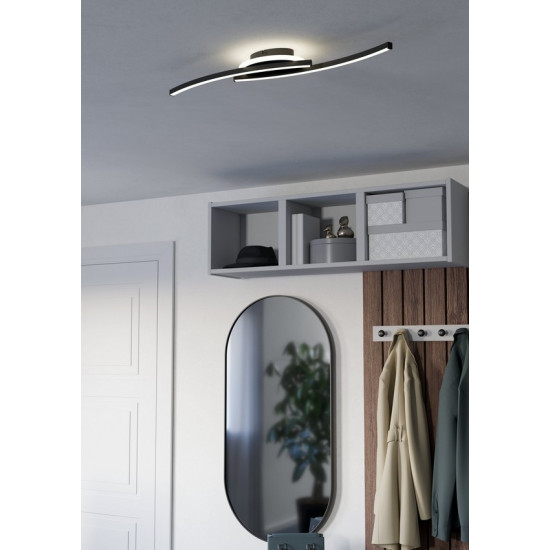 Eglo Lungolago fekete LED mennyezeti lámpa (EG-901218) LED 1 izzós IP20
