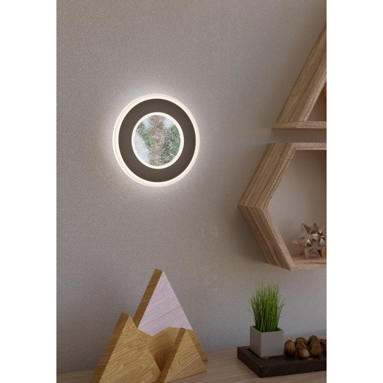 Eglo Macchioni fekete-fehér LED fali lámpa (EG-901237) LED 1 izzós IP20