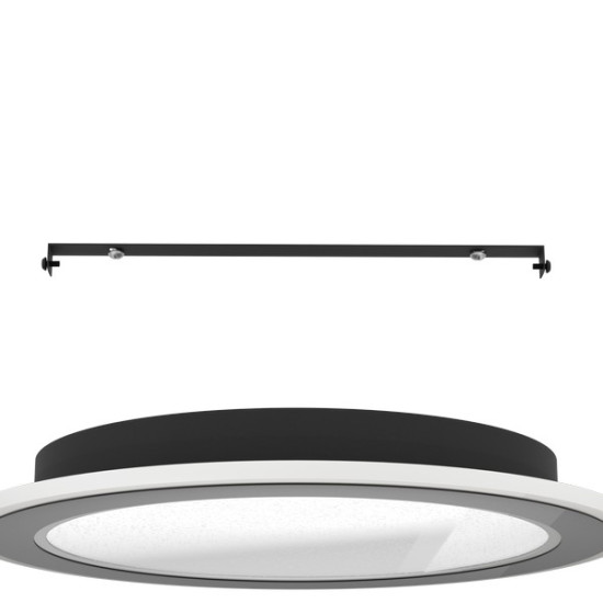 Eglo Macchioni fekete-fehér LED mennyezeti lámpa (EG-901238) LED 1 izzós IP20