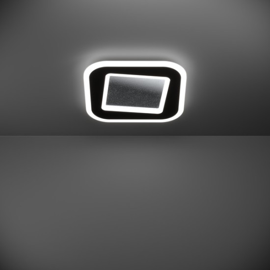 Eglo Macchioni fekete-fehér LED mennyezeti lámpa (EG-901241) LED 1 izzós IP20