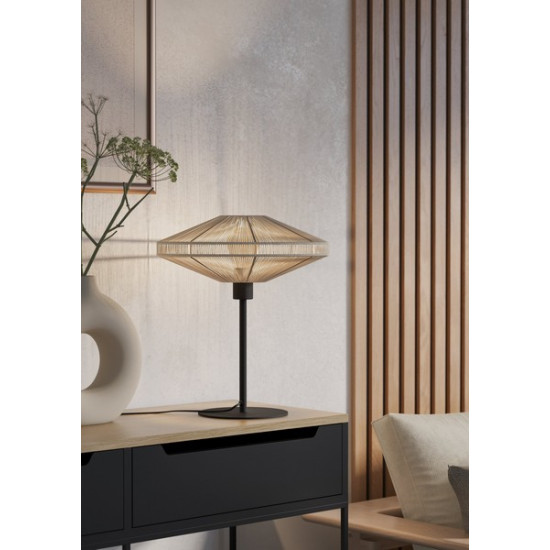 Eglo Midsumer fekete asztali lámpa (EG-44002) E27 1 izzós IP20