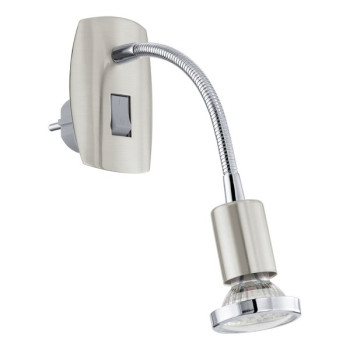 Eglo Mini 4 matt nikkel-króm konnektorba dugható lámpa (EG-902366) GU10 1 izzós IP20