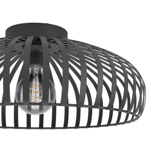 Eglo Mogano 3 fekete mennyezeti lámpa (EG-900721) E27 1 izzós IP20