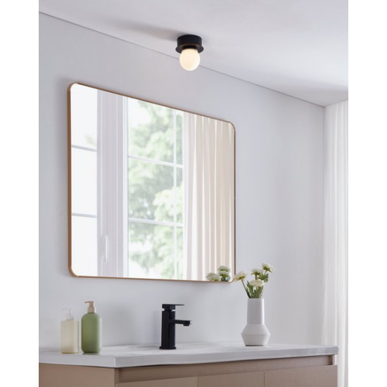 Eglo Mosiano fekete-fehér fürdőszobai fali/mennyezeti lámpa (EG-900659) LED 1 izzós IP44