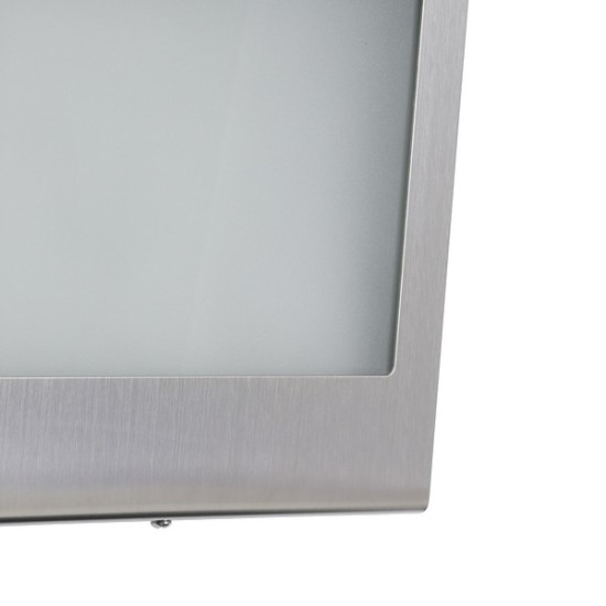 Eglo Orimini acélszínű LED kültéri házszámtábla (EG-90497) SOLAR-LED 2 izzós IP44