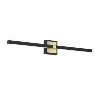 Eglo Peguera fekete-sárgaréz fürdőszobai LED fali lámpa (EG-900929) LED 1 izzós IP44