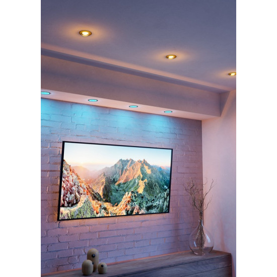 Eglo Peneto fekete mennyezetbe építhető lámpa (EG-900753) GU10 1 izzós IP20