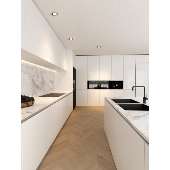 Eglo Peneto fekete mennyezetbe építhető lámpa szett (EG-900754) GU10 3 izzós IP20