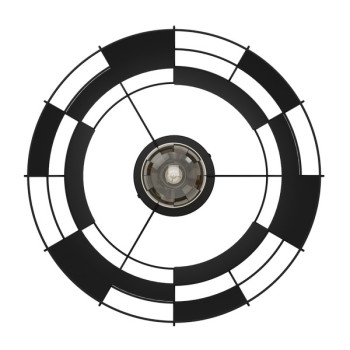 Eglo Pontefract fekete mennyezeti lámpa (EG-43891) E27 1 izzós IP20