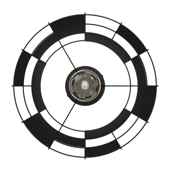 Eglo Pontefract fekete mennyezeti lámpa (EG-43891) E27 1 izzós IP20