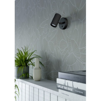 Eglo Portillo fekete fali lámpa (EG-902031) GU10 1 izzós IP20