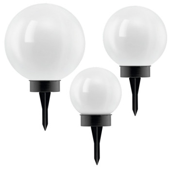 Eglo Puglia fekete LED napelemes kültéri leszúrható lámpa szett (EG-48483) SOLAR-LED 2 izzós IP44