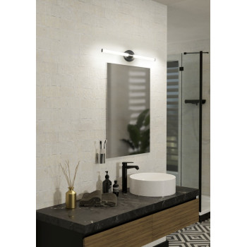 Eglo Ramola fekete fürdőszobai LED tükörvilágítás (EG-901853) LED 1 izzós IP44